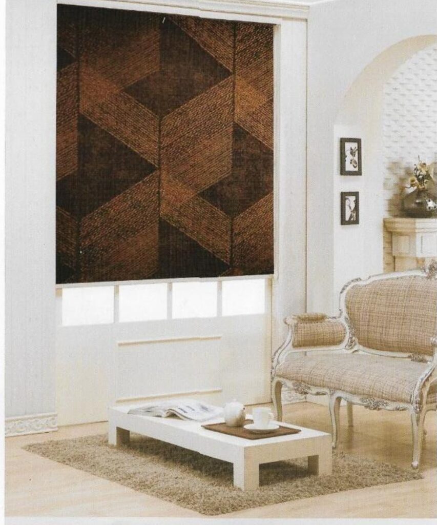 Geometric Blackout Blinds for Modern Homes