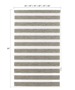 Brown Zebra Window Blind for Seamless Light Control